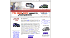 Desktop Screenshot of minivanrentaleurope.com